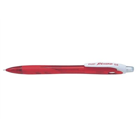 Lapiseira Pilot Rexgrip Begreen 0,5 mm - Grafite HB - 71,9% Plástico Reciclado - Corpo Vermelho