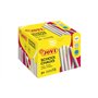 Caixa com 100 giz branco sem pó Jovi Classcolor - Compacto - Sem pó - Matérias-primas naturais - Traços precisos - Fácil de apag