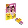 Kit com 3 Bastões de Maquiagem Facial Jovi Fantasy - Para Todos os Tipos de Pele - Fácil de Remover - Cores: Branco, Rosa e Cinz