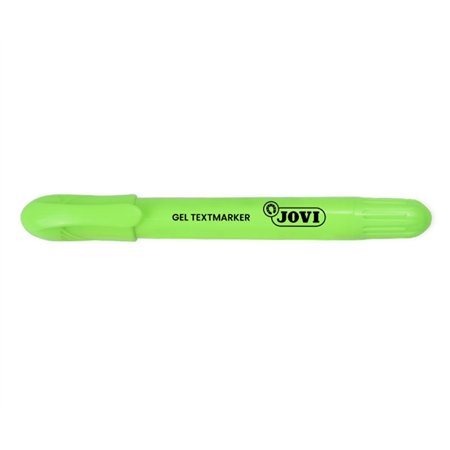 Marcador de texto fluorescente em gel Jovi - Gel seco - Sem necessidade de ponta - Não borra - Secagem rápida - Seguro para luz 