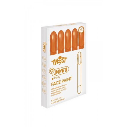 Bastão de pintura facial Jovi Twist - Hipoalergênico - À base de água - Fácil aplicação - Ótima cobertura - Secagem rápida - Fác