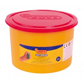 Massa de Modelar Jovi Soft Dough 460g - Macia e Flexível - Fácil de Amassar e Moldar - Ideal para Iniciantes em Modelagem - Verm