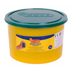 Massa de Modelar Jovi Soft Dough 460g - Macia e Flexível - Fácil de Amassar e Moldar - Ideal para Iniciantes em Modelagem - Verd