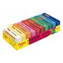Jovi Pacote com 10 Pastilhas de Massinha de Modelar de 50g - 100% Vegetal - Altamente Moldável - Não Resseca - Cores Misturáveis