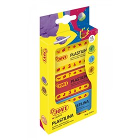 Jovi Pacote com 3 Pastilhas de Massinha de Modelar de 50g - Não Resseca - Sem Glúten - Fácil de Moldar - Sem Alergênicos - Atóxi