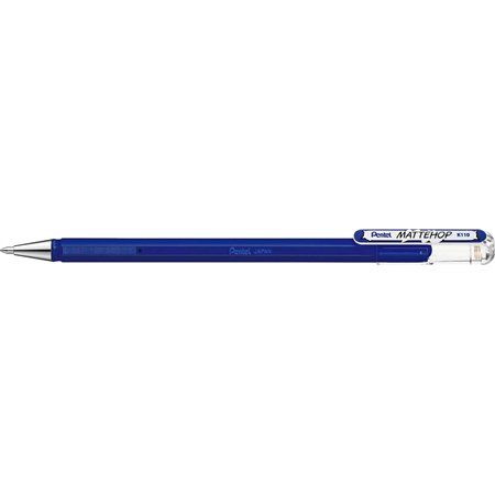 Caneta Esferográfica Pentel Mattehop - Ponta de 1 mm - Traço de 0,5 mm - Tinta Gel Opaca - Fabricada com 55% de Materiais Recicl