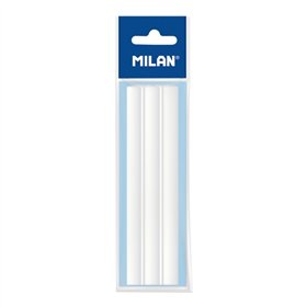 Kit com 5 borrachas de reposição Milan para suportes de borracha Tri Jet - Brancas