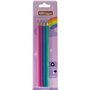 Conjunto de 4 lápis de cor triangulares MKtape - Mina de 3,0 mm - Resistentes à quebra - Cores pastel