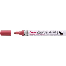 Marcador de tinta Pentel - Ponta média de 4,5 mm - Permanente em todas as superfícies - Resistente à luz e à água - Corpo de alu