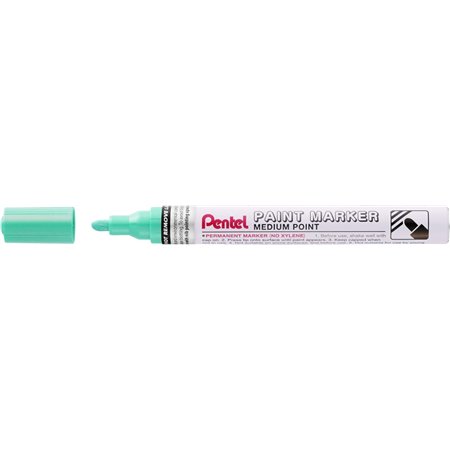 Marcador de tinta Pentel - Ponta média de 4,5 mm - Permanente em todas as superfícies - Resistente à luz e à água - Corpo de alu