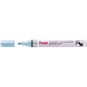Marcador de tinta Pentel - Ponta média de 4,5 mm - Permanente em todas as superfícies - Resistente à luz e à água - Corpo de alu