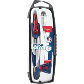 Bússola Maped Stop System com sistema de travamento - Inclui adaptador e cabos sobressalentes