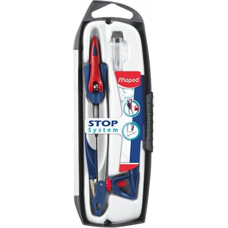 Bússola Maped Stop System com sistema de travamento - Inclui adaptador e cabos sobressalentes
