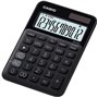 Calculadora de mesa compacta Casio MS-20UC - Visor LCD de 12 dígitos - Alimentação solar e por bateria - Preta