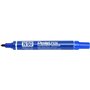 Caneta Marcadora Permanente Pentel N50 - Ponta de 4,3 mm - Resistente à água e à luz - Azul