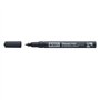 Caneta Marcadora Permanente Pentel N50S - Ponta Fina de 3,18 mm - Resistente à Água e à Luz - Preta