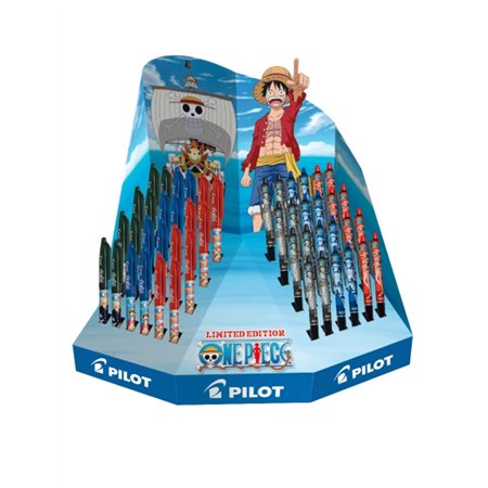 Conjunto Pilot One Piece com 24 canetas esferográficas Frixion + 24 canetas esferográficas Frixion Plus - Apagáveis - Recarregáv