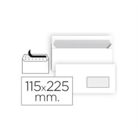 Pacote com 500 envelopes de papel offset americano de 90 g/m² com janela à direita - Medidas: 115 x 225 mm - Especiais para impr