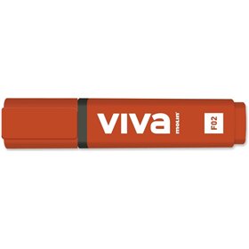 Marcador fluorescente Molin Viva - Espessura da linha entre 1 e 5 mm - Tinta à base de água - Vermelho