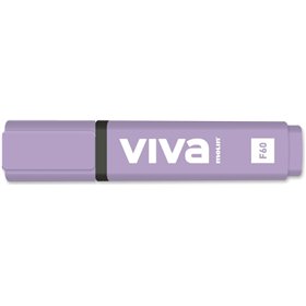 Marcador fluorescente Molin Viva - Espessura da linha entre 1 e 5 mm - Tinta à base de água - Cor violeta