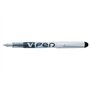 Caneta-tinteiro descartável Pilot V-Pen - Tinta líquida - Ponta de aço - Espessura da linha de 0,5 mm - Preta