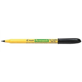 Caneta marcadora permanente para tecido Pilot Permawash - Ponta de 2 mm - Preta