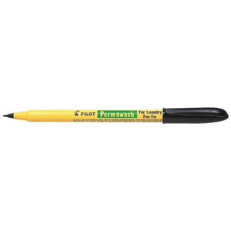 Caneta marcadora permanente para tecido Pilot Permawash - Ponta de 2 mm - Preta