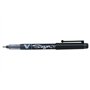 Caneta Marcadora Pilot V-Sign de Ponta Fina - Ponta Fina de 2mm - Espessura da Linha de 0,6mm - Preta