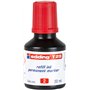 Frasco de recarga Edding T25 para marcador permanente - Capacidade de 30ml - Vermelho