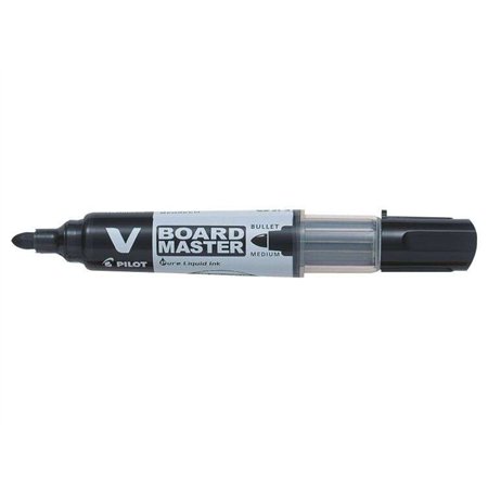 Marcador para quadro branco Pilot V-Board Master Begreen - Ponta redonda de 6 mm - Espessura da linha de 2,3 mm - 91% de plástic