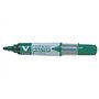 Marcador para quadro branco Pilot V-Board Master Begreen - Ponta redonda de 6 mm - Espessura da linha de 2,3 mm - 91% de plástic