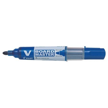 Marcador para quadro branco Pilot V-Board Master Begreen - Ponta redonda de 6 mm - Espessura da linha de 2,3 mm - 91% de plástic