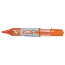 Marcador para quadro branco Pilot V-Board Master Begreen - Ponta redonda de 6 mm - Espessura da linha de 2,3 mm - 91% de plástic