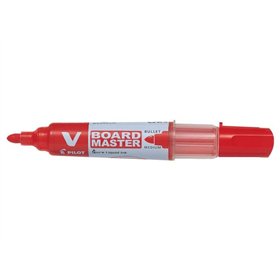 Marcador para quadro branco Pilot V-Board Master Begreen - Ponta redonda de 6 mm - Espessura da linha de 2,3 mm - 91% de plástic