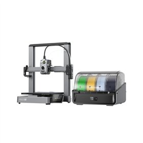Impressora 3D Creality Hi Combo Open + Unidade CFS - Volume de 26x26x30cm - Calibrações Automáticas - Extrusora Multifuncional -