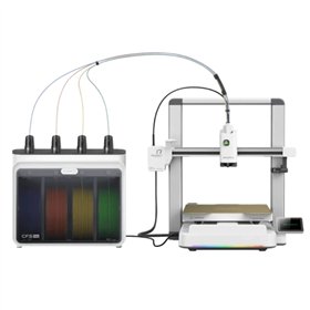 Impressora 3D Aberta Creality Sparkx i7 Combo + Unidade CFS - Volume de 26x26x25,5cm - Câmera HD 720px - Sistema CFS Lite Multic