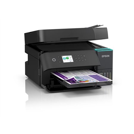 Impressora multifuncional Epson EcoTank ET3950, colorida e duplex, com Wi-Fi, velocidade de 35 ppm e alimentador automático de d