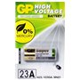 Pacote com 1 pilha alcalina GP 23A 12V