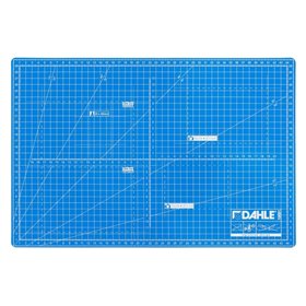 Base de Corte Dahle 10691 A3 30x45cm - 5 Camadas com Núcleo Resistente a Cortes - Linhas Guia - Azul