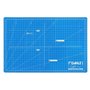 Base de Corte Dahle 10691 A3 30x45cm - 5 Camadas com Núcleo Resistente a Cortes - Linhas Guia - Azul