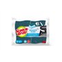 Conjunto de 2 esponjas de aço Scotch-Brite para cozinha - Antirriscos - Verde Escuro