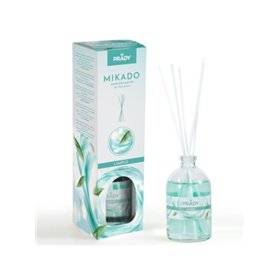 Aromatizador de Ambientes Prady Clean Mikado - Frasco de Vidro de 100ml e Varetas Difusoras