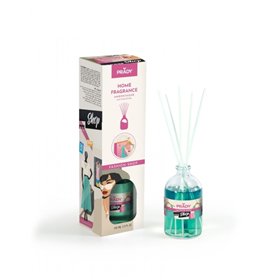 Aromatizador de Ambientes Prady Mikado Fashion Shop - Frasco de Vidro de 100ml e Varetas Difusoras