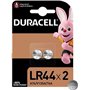 Pilhas tipo botão alcalinas Duracell LR44 76A/A76/V13GA 1,5V - 2 unidades