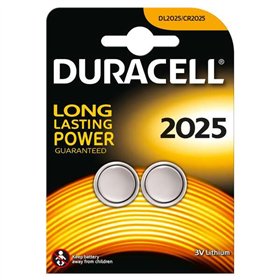 Bateria de lítio tipo botão Duracell DL2025B2 CR2025 3V (2 unidades)
