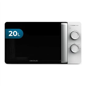 Micro-ondas de bancada Cecotec Proclean 3010 sem prato giratório - Potência de 700 W - Capacidade de 20 L - Revestimento cerâmic