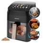 Fritadeira Elétrica Cecotec Cecofry and Grill Smokin' 4500 3 em 1 - 1900W - Defumador Integrado - Cozimento Rápido e Uniforme - 