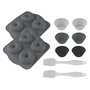 Conjunto de Formas para Donuts e Muffins Cecotec Cecofry SweetBake - Compatível com Fritadeiras de 6 a 8L - Livre de BPA - Super