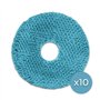 Cecotec Pacote com 10 esfregões - Compatível com Conga Windroid 1090 - Azul