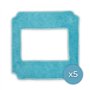 Cecotec Pacote com 5 esfregões - Compatível com Conga Windroid 1390 - Azul